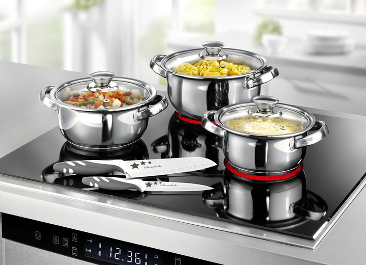 Töpfe, Pfannen & Bräter - King Topf-Set, 8-teilig, in Farbe EDELSTAHL Ansicht 2