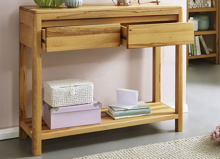 Kleinmöbel - Konsolentisch aus Massivholz in geölter Ausführung, in Farbe WILDEICHE Ansicht 3