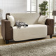 Wohnaccessoires - Wohnaccessoires aus hochwertigem Chenille – Farbe CREME – Ansicht 3 Wohnaccessoires - Wohnaccessoires aus hochwertigem Chenille, in Größe 101 (Sesselschoner, 50x150 cm) bis 905 (Kissenbezüge, 2er-Set, 40x40 cm), in Farbe CREME – Farbe CREME – Ansicht 3