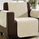 Wohnaccessoires - Unempfindliche Sessel-,Couch- und Armlehnenschoner aus Chenille – Farbe CREME – Ansicht 2 Wohnaccessoires - Unempfindliche Sessel-,Couch- und Armlehnenschoner aus Chenille, in Größe 101 (Sesselschoner, 50x150 cm) bis 905 (2 Kissenbezüge, 40x 40 cm), in Farbe CREME – Farbe CREME – Ansicht 2