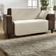 Wohnaccessoires - Wohnaccessoires aus hochwertigem Chenille – Farbe CREME – Ansicht 2 Wohnaccessoires - Wohnaccessoires aus hochwertigem Chenille, in Größe 101 (Sesselschoner, 50x150 cm) bis 905 (Kissenbezüge, 2er-Set, 40x40 cm), in Farbe CREME – Farbe CREME – Ansicht 2