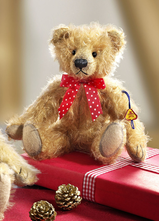 Puppen - Teddybären aus Mohairplüsch, in Farbe HONIG, in Ausführung Teddybär, Heribert Ansicht 1