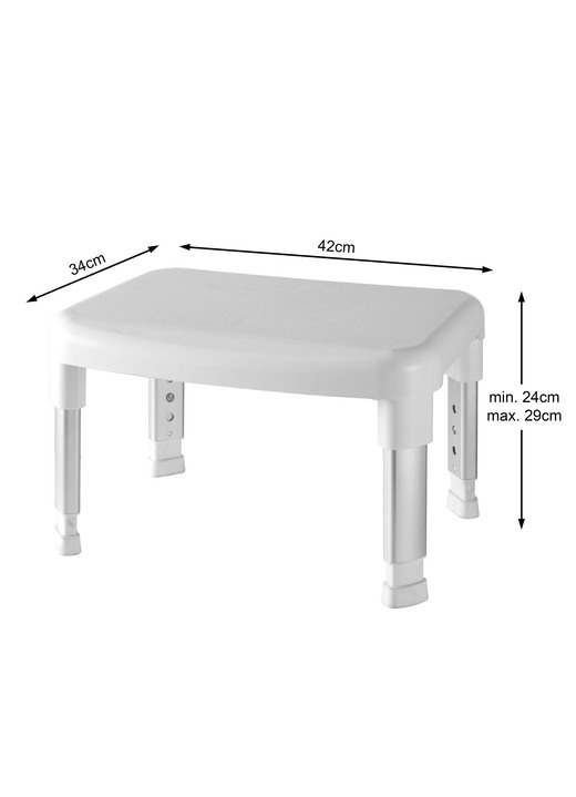 Einstiegshilfen - Dusch- und Badewannentritt, in Farbe WEISS Ansicht 5