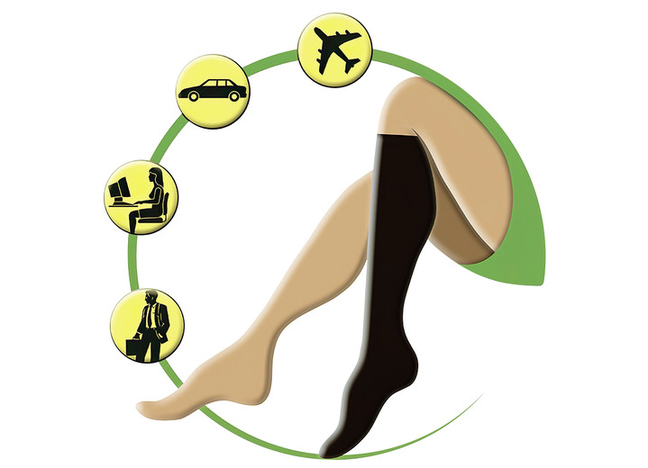 - Stützkniestrümpfe, BIOTEX21, in Größe L bis XXL, in Farbe BEIGE Ansicht 3