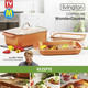 Töpfe, Pfannen & Bräter - Livington Copperline WonderCooker inkl. Glasdeckel , in Farbe BRAUN-KUPFER, in Ausführung Bräter – Farbe BRAUN-KUPFER – Ansicht 2