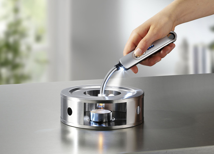 - Maximex Elektro-Feuerzeug – absolut sicher und sauber, in Farbe SILBER Ansicht 4