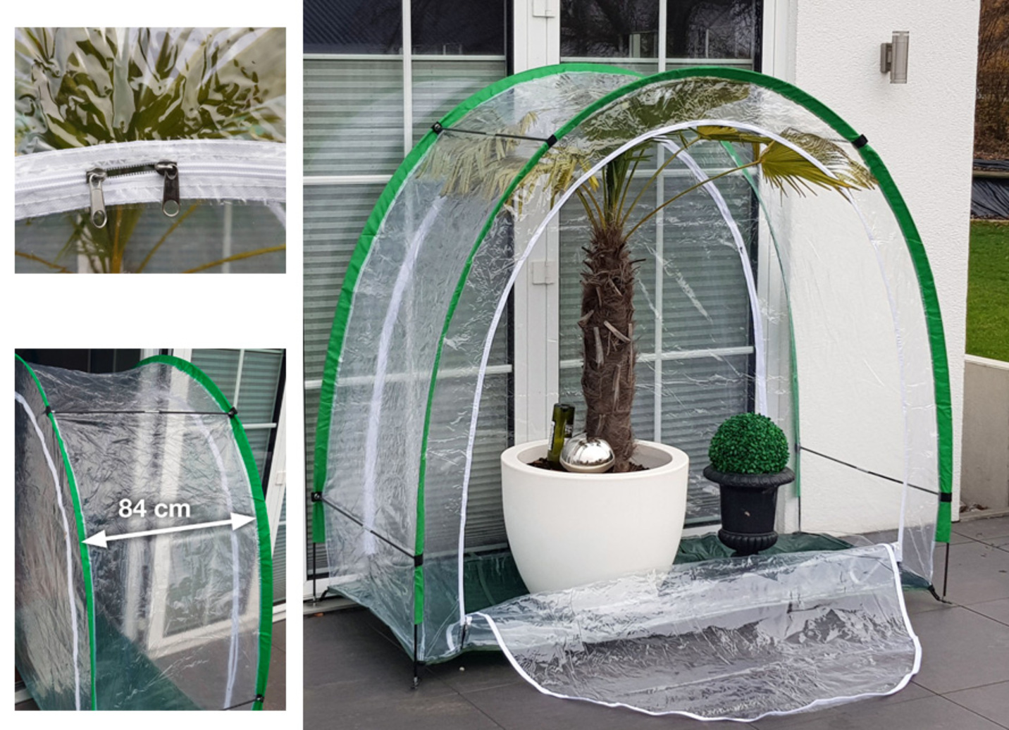 Pflanzenzelt Arctic aus PVC Winterlicher Garten Brigitte Hachenburg