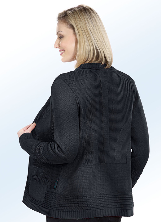 Jacken, Westen & Sets - Strickjacke mit Strukturen, in Größe 038 bis 052, in Farbe ROT Ansicht 5