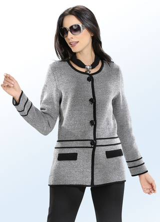 Strickjacke mit tollen Kontrasten