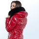 - Jacke in trendgenauer Lack-Optik, in Größe 034 bis 050, in Farbe ROT – Farbe ROT – Ansicht 1