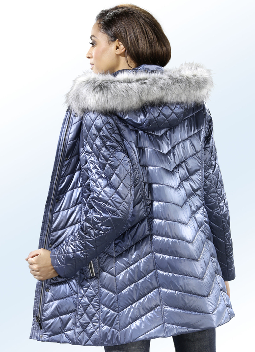 Jacken, Mäntel, Blazer - Jacke mit abnehmbarer Kapuze, in Größe 036 bis 054, in Farbe JEANSBLAU Ansicht 1