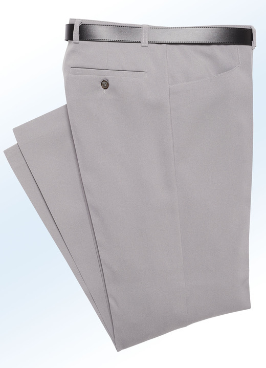 Hosen - „Klaus Modelle“-Hose mit Seitentaschen in 5 Farben, in Größe 025 bis 060, in Farbe SCHILF MELIERT Ansicht 6