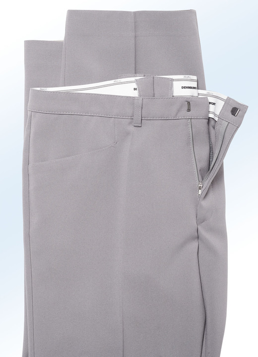 Hosen - „Klaus Modelle“-Hose mit Seitentaschen in 5 Farben, in Größe 025 bis 060, in Farbe SCHILF MELIERT Ansicht 7
