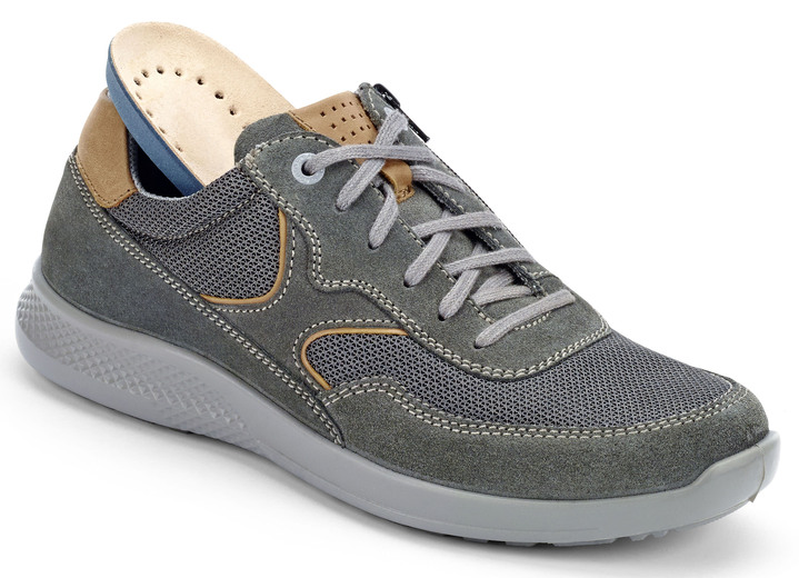 Slipper & Schnürschuhe - GINO GALANTE, sportliche Herren-Schnürschuhe, Weite K, mit herausnehmbarem Fußbett, in Größe 040 bis 047, in Farbe MARINE Ansicht 4