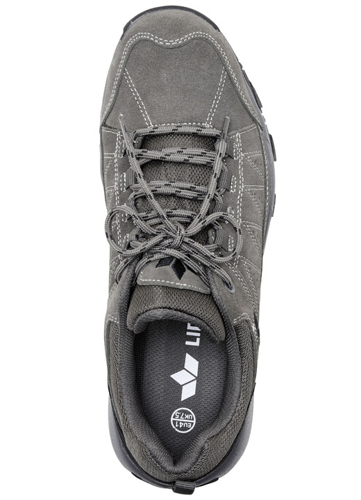 Slipper & Schnürschuhe - Atmungsaktive Herren-Schnürschuhe, mit herausnehmbarem Fußbett, in Größe 039 bis 046, in Farbe GRAFIT Ansicht 3