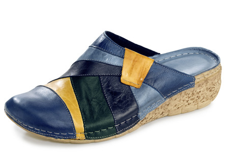 Gemini Clog aus schattiertem Rind-Nappaleder