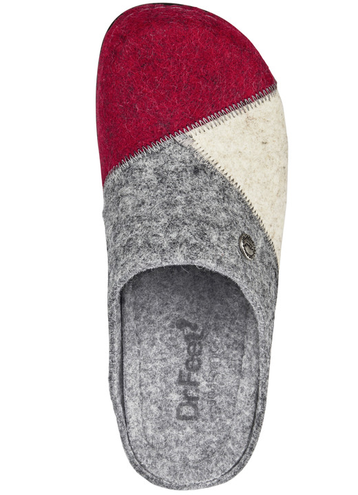 Mode - Laurina, klassische Damen-Hausschuhe, Weite H, mit anatomisch geformtem Fußbett, in Größe 036 bis 042, in Farbe BLAU-TÜRKIS Ansicht 6