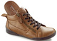 Stiefel & Stiefeletten - Andrea Conti, sportive Damen-Boots, mit herausnehmbarem Fußbett, in Größe 036 bis 042, in Farbe JEANS – Farbe COGNAC – Ansicht 2