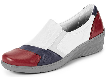 Gemini Slipper aus leicht schattiertem Rindleder