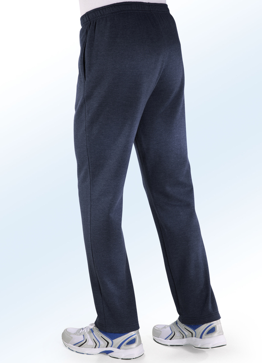 Sport- & Freizeitmode - Freizeithose in 4 Farben Ansicht 3 Sport- & Freizeitmode - Freizeithose in 4 Farben, in Größe 024 bis 060, in Farbe JEANSBLAU MELIERT Ansicht 3