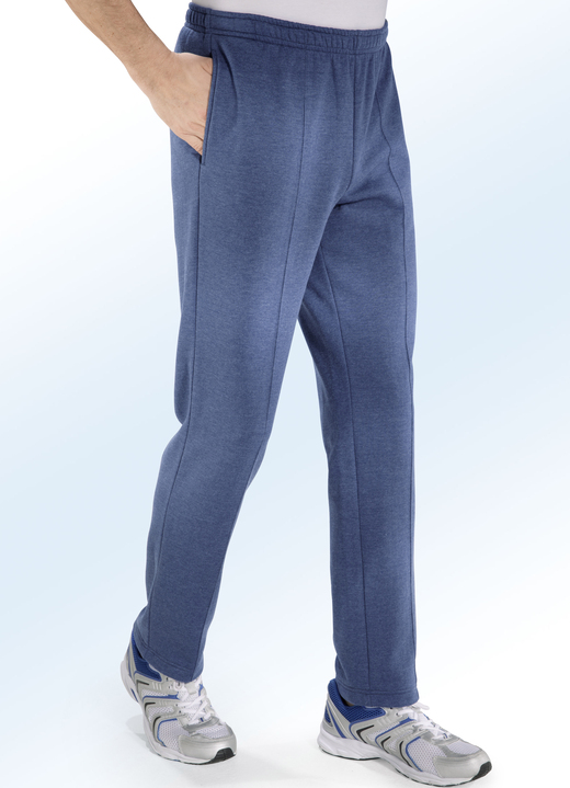Sport- & Freizeitmode - Freizeithose in 4 Farben Ansicht 2 Sport- & Freizeitmode - Freizeithose in 4 Farben, in Größe 024 bis 060, in Farbe JEANSBLAU MELIERT Ansicht 2