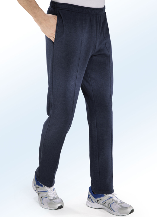 Sport- & Freizeitmode - Freizeithose in 4 Farben Ansicht 4 Sport- & Freizeitmode - Freizeithose in 4 Farben, in Größe 024 bis 060, in Farbe JEANSBLAU MELIERT Ansicht 4