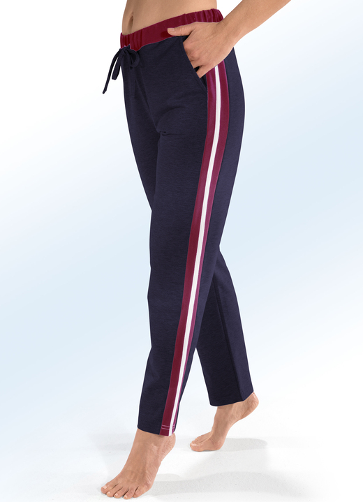 Mode - Hose mit Tunnelzugband, in Größe 018 bis 054, in Farbe GRAU MELIERT Ansicht 3