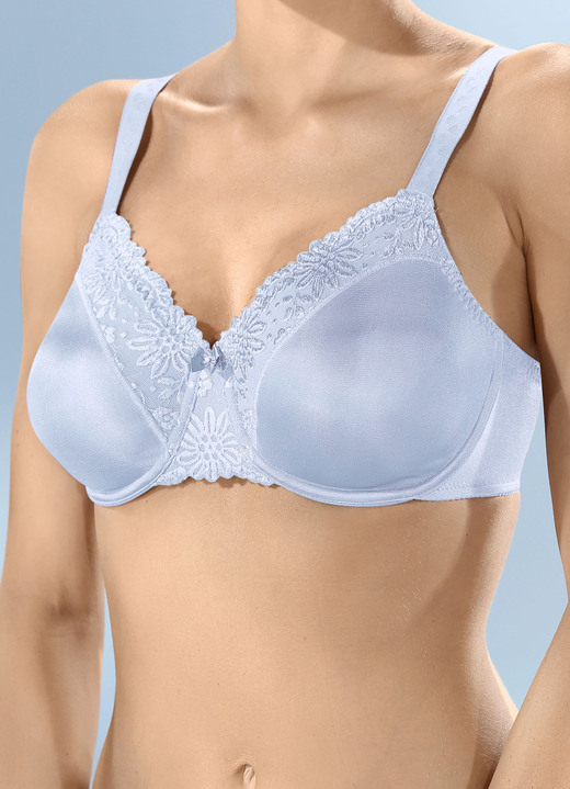 BHs - Triumph-Ladyform Soft-Minimizer-Bügel-BH, in Größe 075 bis 095, in Cup D, in Farbe SCHWARZ Ansicht 38
