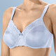 BHs - Triumph-Ladyform Soft-Minimizer-Bügel-BH, in Größe 075 bis 095, in Cup D, in Farbe WEISS – Farbe BLEU – Ansicht 4