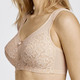 Soft-BH - Miss Mary BH mit unterlegter Elastikspitze im Vorderteil – Farbe BEIGE – Ansicht 2 Soft-BH - Miss Mary BH mit unterlegter Elastikspitze im Vorderteil, in Größe 075 bis 110, in Cup G, in Farbe BEIGE – Farbe BEIGE – Ansicht 2