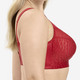 BHs - Miss Mary BH mit strukturierten Cups, in Größe 080 bis 110, in Cup F, in Farbe FLIEDER – Farbe ROT – Ansicht 2