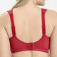 BHs - Miss Mary BH mit strukturierten Cups – Farbe ROT – Ansicht 3 BHs - Miss Mary BH mit strukturierten Cups, in Größe 080 bis 110, in Cup B, in Farbe BEIGE – Farbe ROT – Ansicht 3
