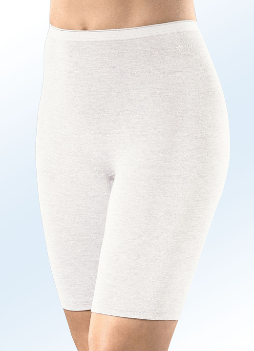 Slips - Sylvia Speidel Zweierpack Longpants mit Viskose, in Größe 038 bis 048, in Farbe 2X RUBINROT MELIERT Ansicht 8