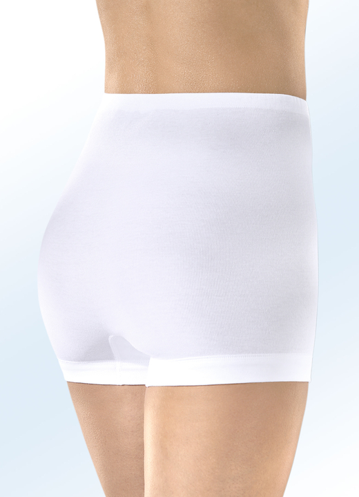 Slips - Speidel Viererpack Schlüpfer aus BIO-Baumwolle, in Größe 040 bis 054, in Farbe WEISS Ansicht 2