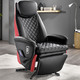 TV- & Relaxsessel - Massagesessel mit Wärmefunktion – Farbe SCHWARZ-ROT – Ansicht 1 TV- & Relaxsessel - Massagesessel mit Wärmefunktion, in Farbe BRAUN-GRAU – Farbe SCHWARZ-ROT – Ansicht 1