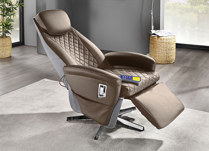 TV- & Relaxsessel - Massagesessel mit Wärmefunktion Ansicht 2 TV- & Relaxsessel - Massagesessel mit Wärmefunktion, in Farbe BRAUN-GRAU Ansicht 2
