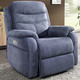 TV- & Relaxsessel - Elektrisch verstellbarer TV-Sessel mit Motor und Aufstehhilfe, in Farbe BLAU-GRAU – Farbe BLAU-GRAU – Ansicht 1