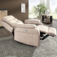 TV- & Relaxsessel - Elektrisch verstellbarer TV-Sessel mit Motor und Aufstehhilfe, in Farbe BLAU-GRAU – Farbe BEIGE – Ansicht 3