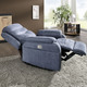 TV- & Relaxsessel - Elektrisch verstellbarer TV-Sessel mit Motor und Aufstehhilfe, in Farbe BLAU-GRAU – Farbe BLAU-GRAU – Ansicht 2