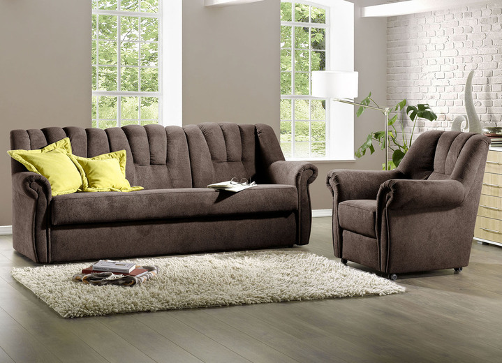 Funktions-Polstermöbel - Frei im Raum aufstellbare Polstermöbel mit Federkernpolsterung, in Farbe GRÜN, in Ausführung Sessel Ansicht 11