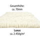 Klassisch - Original griechische Flokati-Teppiche – Farbe NATUR – Ansicht 3 Klassisch - Original griechische Flokati-Teppiche, in Größe 101 (Brücke, 40x60 cm) bis 325 (Bettumrandung, 3-teilig), in Farbe NATUR – Farbe NATUR – Ansicht 3