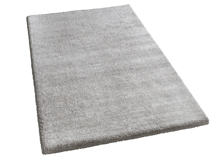 Modern - Supersofte Brücken und Teppiche, in Größe 111 (Brücke, 66x110 cm) bis 282 (Teppich, 200x290 cm), in Farbe SILBER Ansicht 1