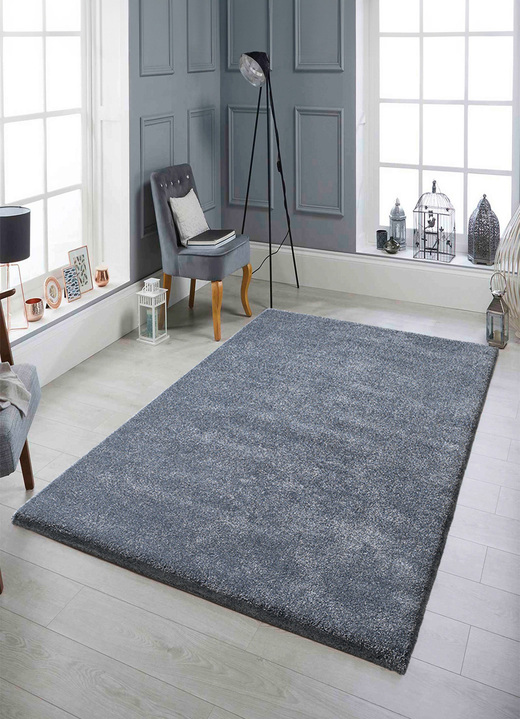 Modern - Supersofte Brücken und Teppiche, in Größe 111 (Brücke, 66x110 cm) bis 282 (Teppich, 200x290 cm), in Farbe SILBER Ansicht 4