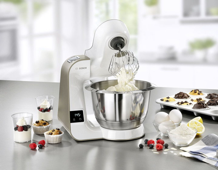 Küchengeräte - Bosch Küchenmaschine MUM5 inkl. Zubehör, in Farbe WEISS Ansicht 1