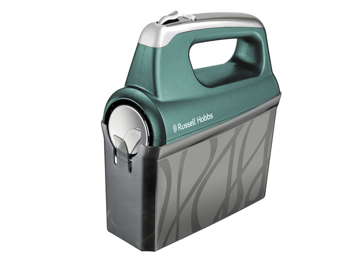 Küchengeräte - Russell Hobbs Handmixer mit spiralförmigen Helix-Quirlen, in Farbe SAPHIRBLAU Ansicht 4