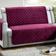 Wohnaccessoires - Sessel,- Couch,- und Armlehnschoner mit Bandeinfassung, in Größe 101 (Sesselschoner, 50x150 cm) bis 865 (2 Armlehnenschoner, 50x 70 cm), in Farbe BORDEAUX – Farbe BORDEAUX – Ansicht 1