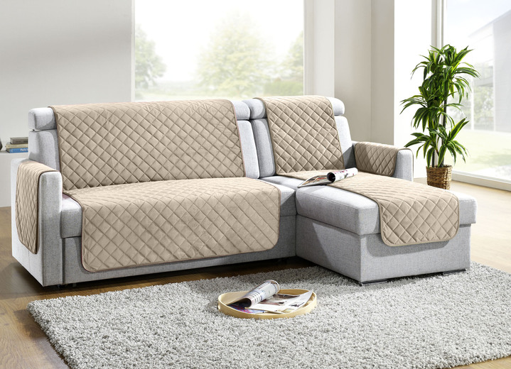 Wohnaccessoires - Sessel,- Couch,- und Armlehnschoner mit Bandeinfassung, in Größe 101 (Sesselschoner, 50x150 cm) bis 865 (2 Armlehnenschoner, 50x 70 cm), in Farbe BORDEAUX Ansicht 4