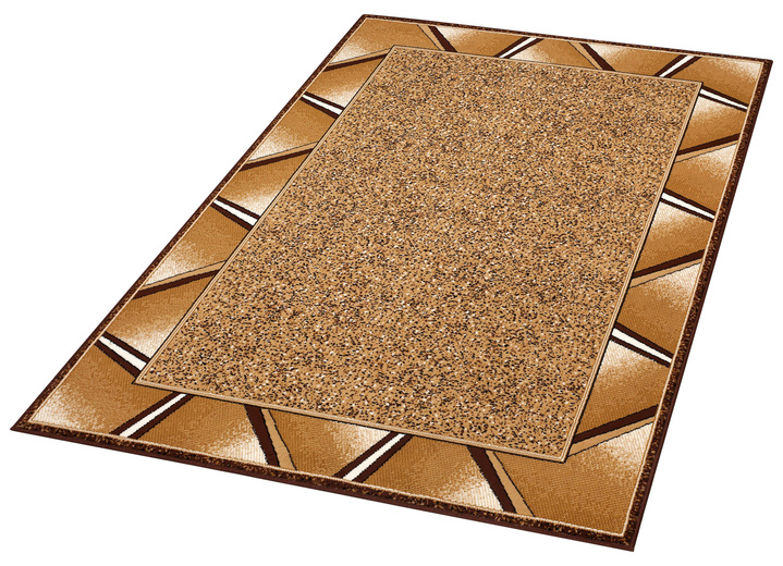 Klassisch - Brücken und Teppiche mit ansprechender Bordüre, in Größe 111 (Brücke, 60x110 cm) bis 298 (Teppich, 280x365 cm), in Farbe BEIGE Ansicht 1