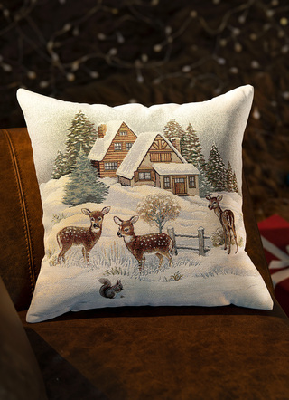 Kissenbezüge - Kissenbezug Rehkitze mit Reißverschluss, in Farbe BUNT