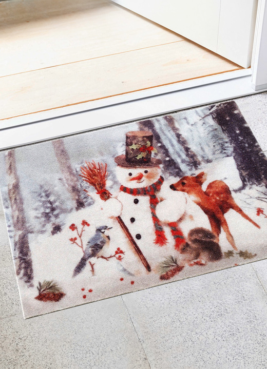 Fußmatten - Fußmatte mit rutschhemmender Rückseite, in Farbe BUNT Ansicht 3